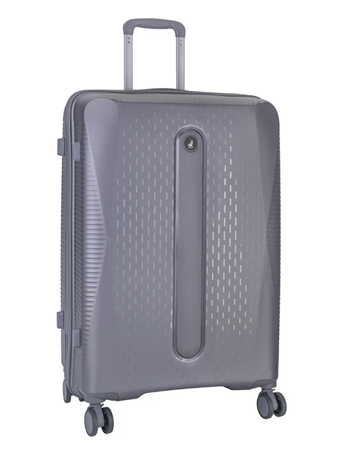 Polo Stellar Large 4 Wheel Trolley Case - Grey