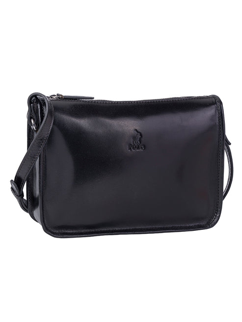Saleys Travel Bags Polo Newport Crossbody - Black - Image 5