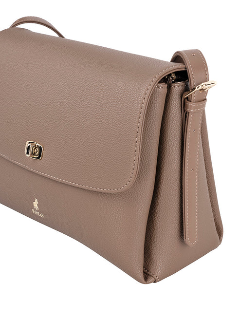 Saleys Travel Bags Polo Lyon Flapover Bag - Brown - Image 6