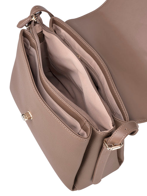 Saleys Travel Bags Polo Lyon Flapover Bag - Brown - Image 5