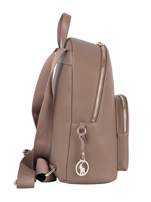 Saleys Travel Bags Polo Lyon Ladies Backpack - Brown - Image 2