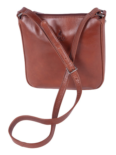 Saleys Travel Bags Polo Colorado Crossbody Sling - Brown - Image 4