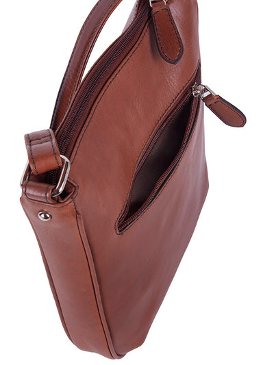 Saleys Travel Bags Polo Colorado Crossbody Sling - Brown - Image 3