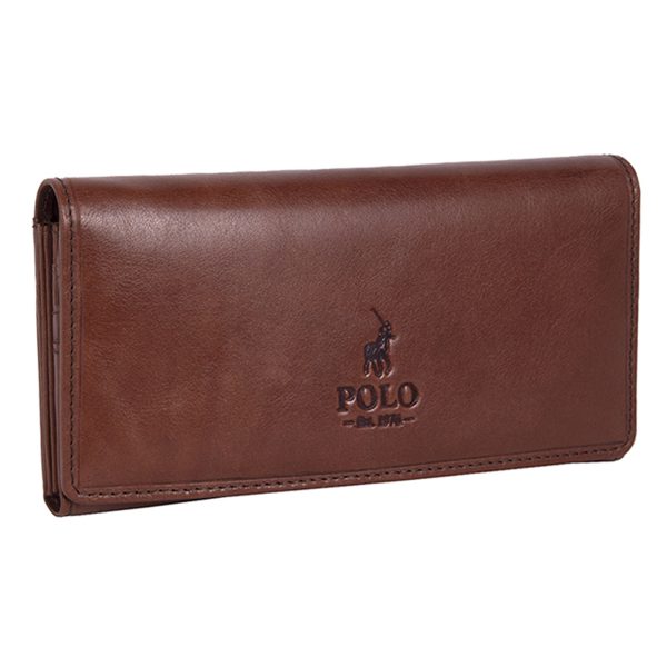 Polo Colorado Clutch Purse - Brown