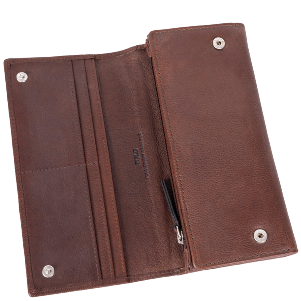 Saleys Travel Bags Polo Chobe Multi Card Purse - Brown - Image 5