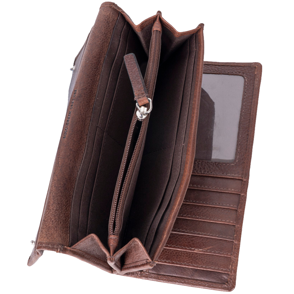 Saleys Travel Bags Polo Chobe Multi Card Purse - Brown - Image 3