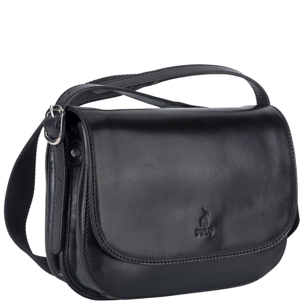 Saleys Travel Bags Polo Colorado Flapover Bag - Black