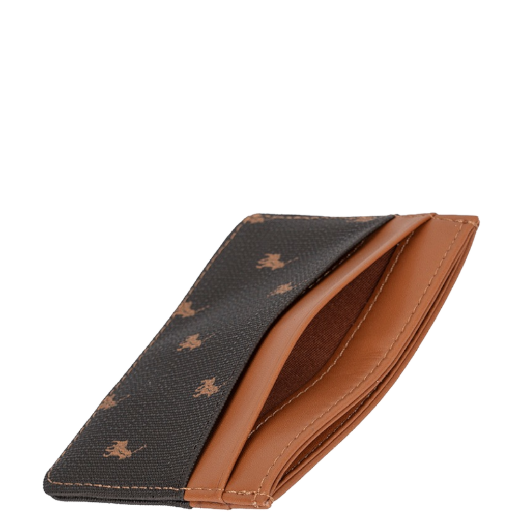 Polo Iconic Small Card Holder - Brown - Image 3