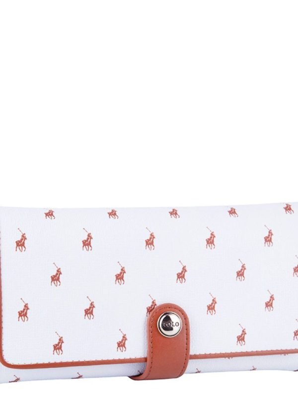 Polo New Iconic Trifold Purse - White