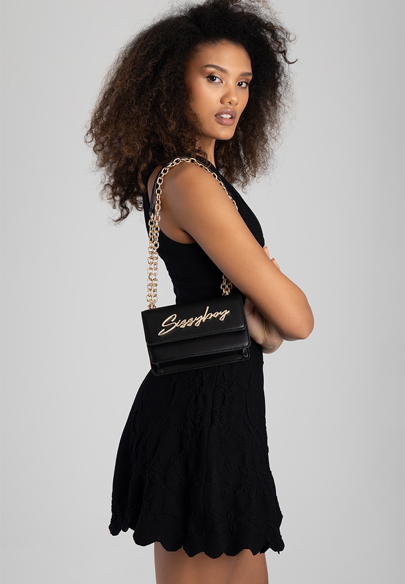 Saleys Travel Bags Sissy Boy: SLAY FEST CROSSBODY BAG - Black - Image 4