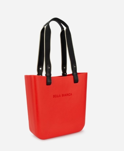 Saleys Travel Bags Bella Bianca Amber Eve Tote Handbag - Red
