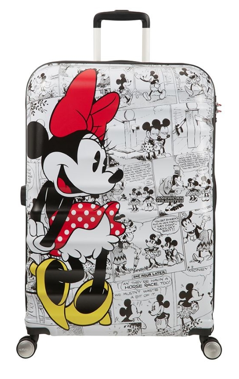 American Tourister: Disney Wavebreaker Spinner 55cm - Minnie Comics White