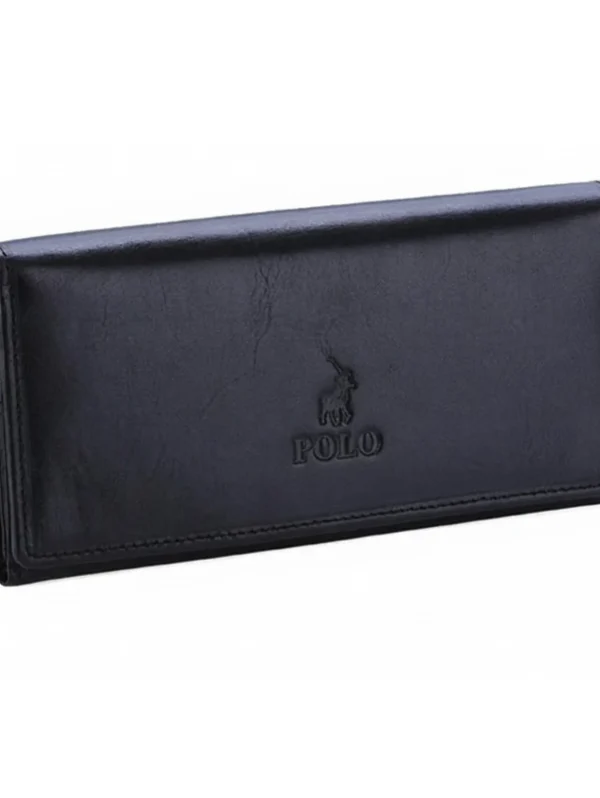 Polo Colorado Clutch Purse - BLACK