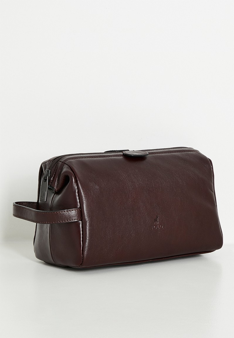 Saleys Travel Bags Polo Delta Toiletry Bag - Brown - Image 4