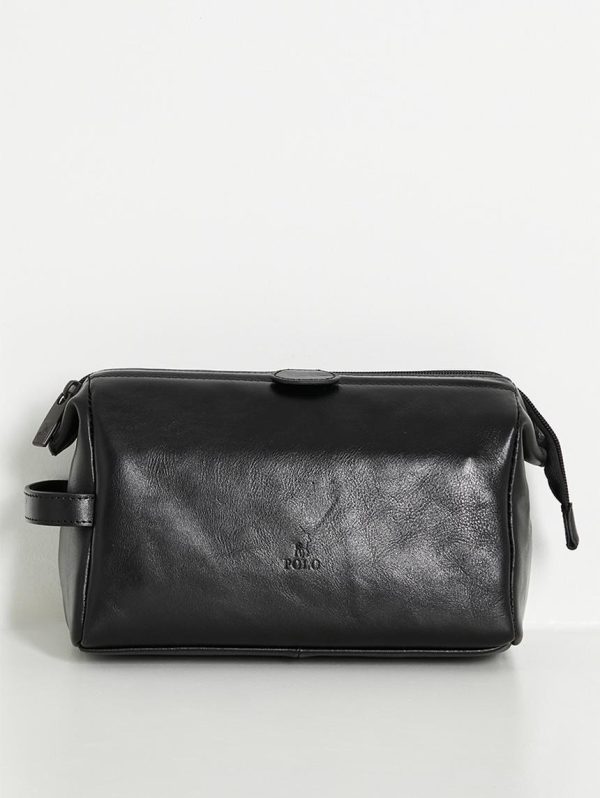 Polo Delta Toiletry Bag - Black