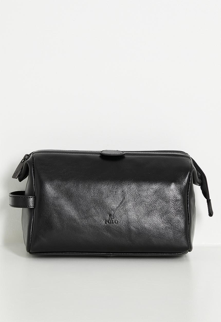 Saleys Travel Bags Polo Delta Toiletry Bag - Black