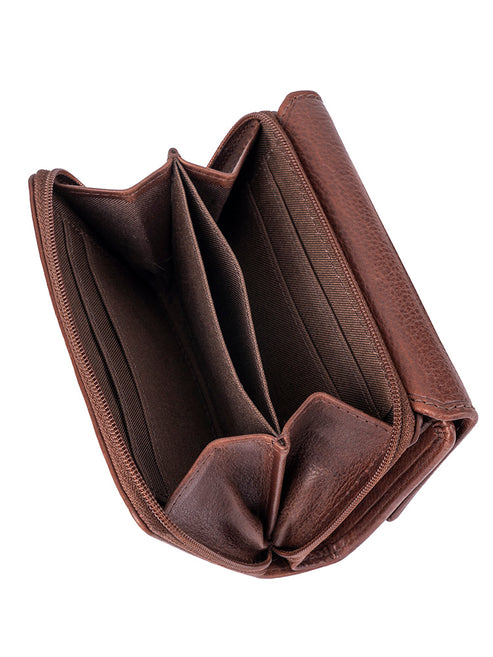 Saleys Travel Bags Polo Chobe Mini Purse - Brown - Image 2