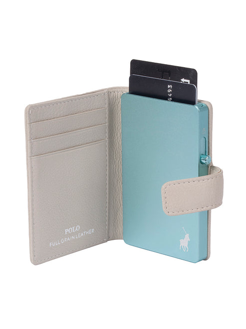 Saleys Travel Bags Polo Pop-Up Leather Tab Wallet - Off white - Image 2