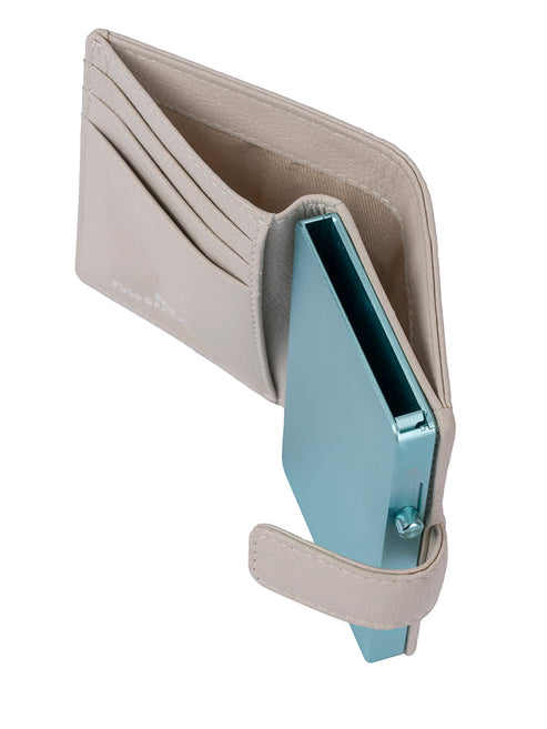 Saleys Travel Bags Polo Pop-Up Leather Tab Wallet - Off white - Image 4