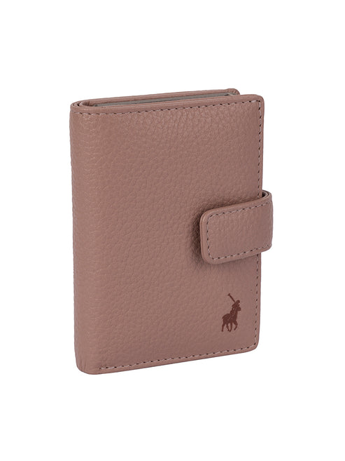 Polo Pop-Up Leather Tab Wallet - Khalahari Sands