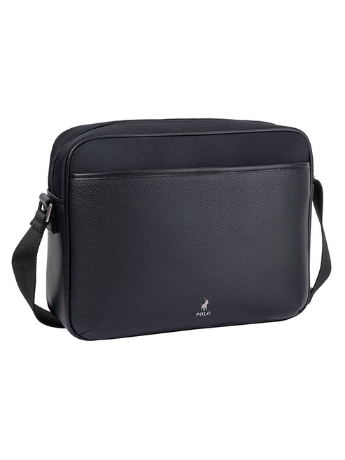 Polo Metro Document Crossbody - Black