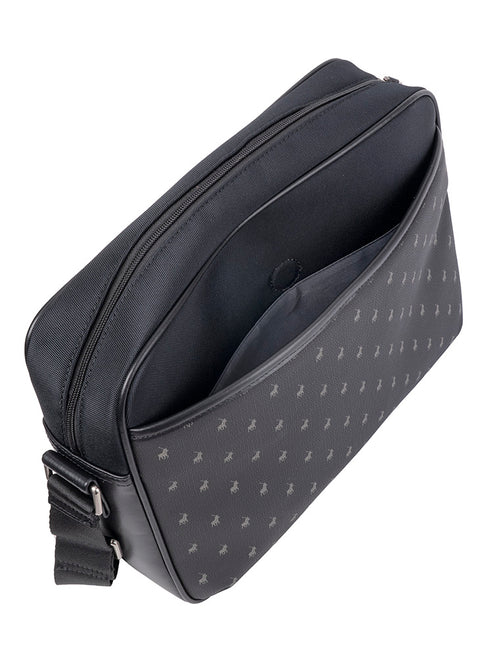 Saleys Travel Bags Polo Metro Document Crossbody - Black Iconic - Image 3