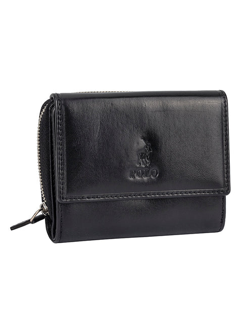 Polo Colorado Compact Purse - Black