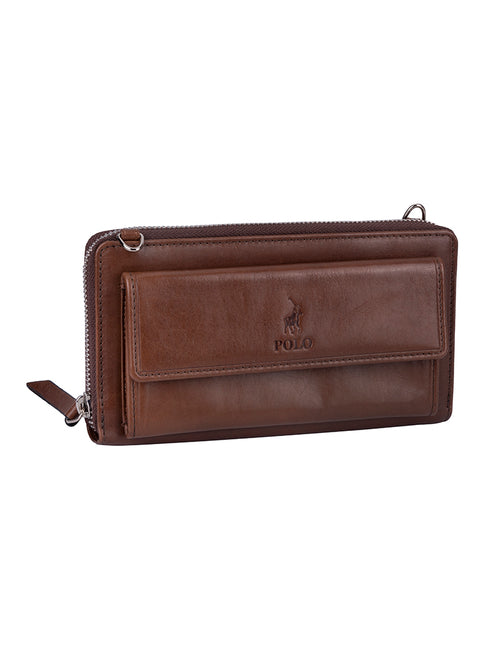Polo Colorado Phone Sling -Brown