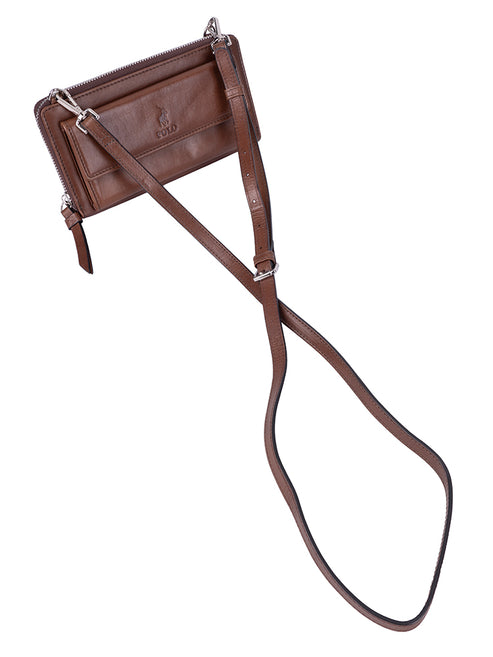 Saleys Travel Bags Polo Colorado Phone Sling -Brown - Image 2