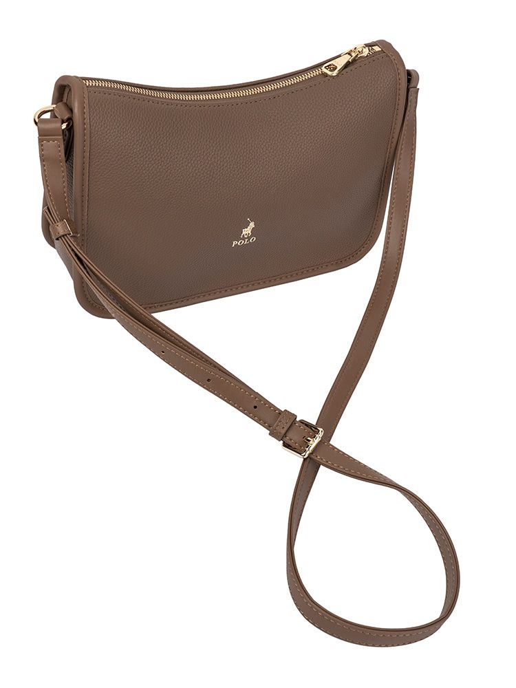 Saleys Travel Bags Polo Lyon Sling Bag - Brown - Image 4