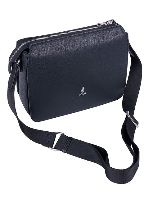 Saleys Travel Bags Polo Lyon Crossbody - Black - Image 2