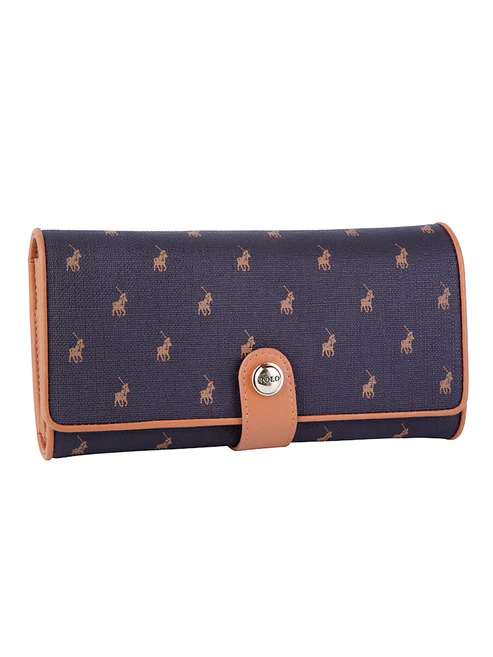 Polo New Iconic Trifold Purse - Brown