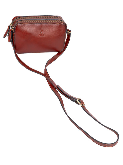 Saleys Travel Bags Polo Vega Camera Bag -Brown - Image 2
