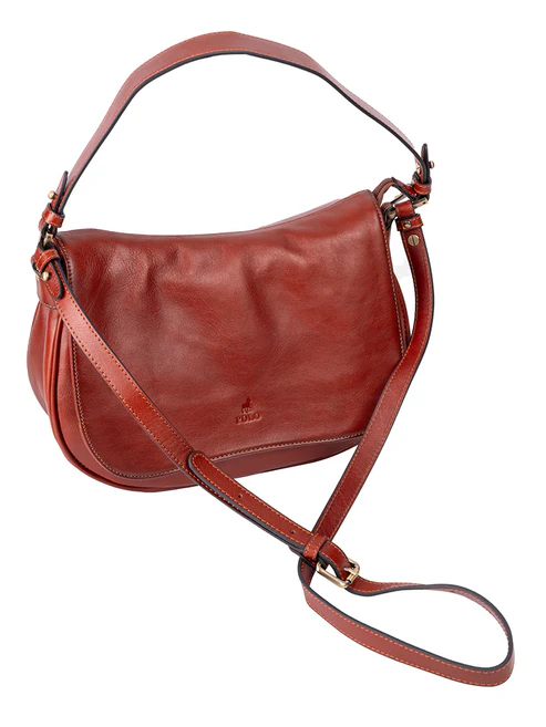 Saleys Travel Bags Polo Vega Flapover Shoulder Bag - Brown - Image 2