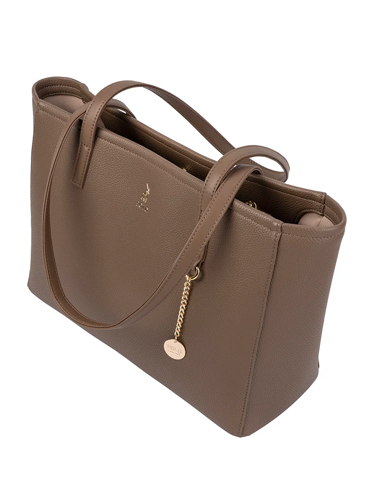 Saleys Travel Bags Polo Lyon Medium Market Tote - Brown - Image 2