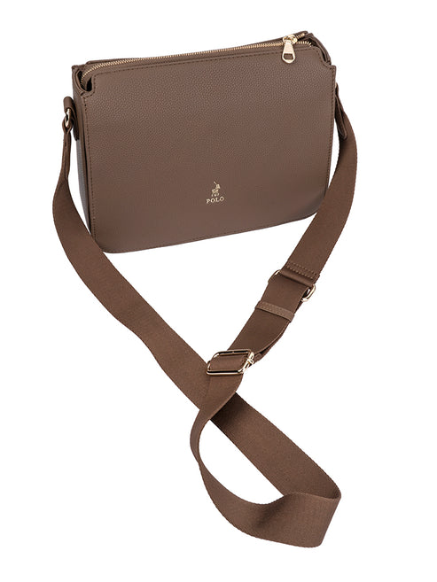 Saleys Travel Bags Polo Lyon Crossbody -Brown - Image 7