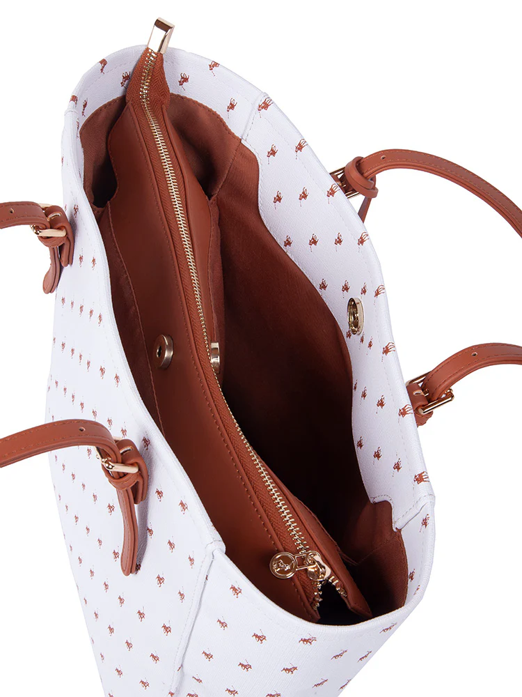 Saleys Travel Bags Polo Iconic Tote - White - Image 3