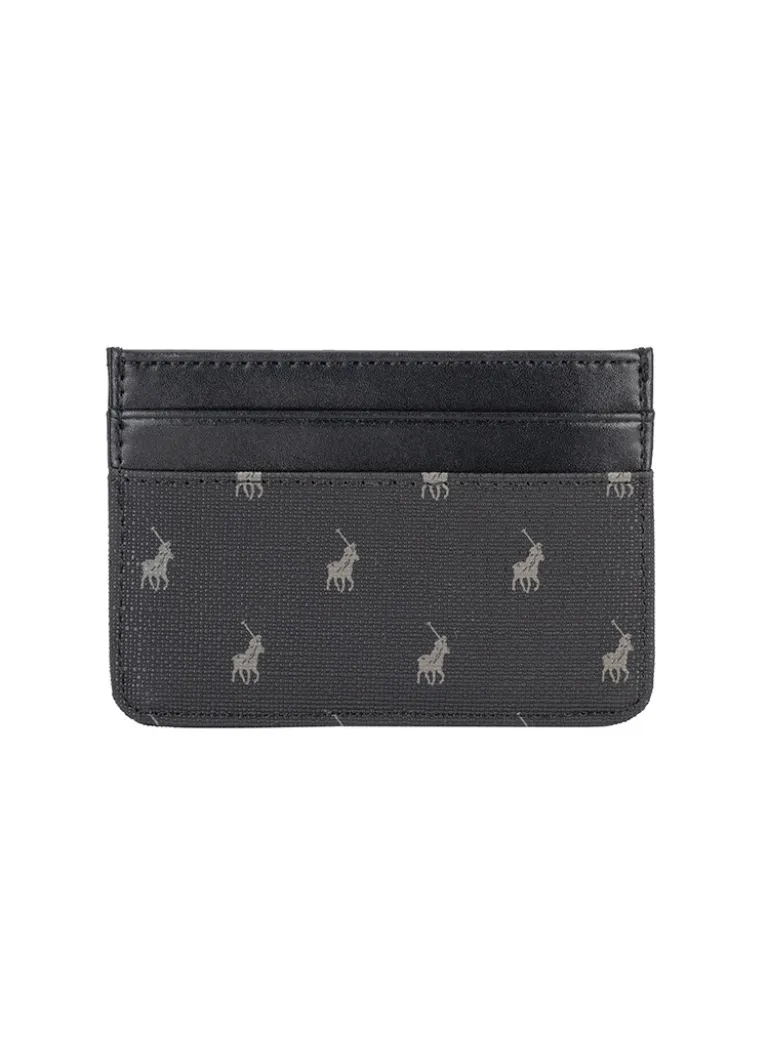 Saleys Travel Bags Polo Iconic Small Card Holder - Black