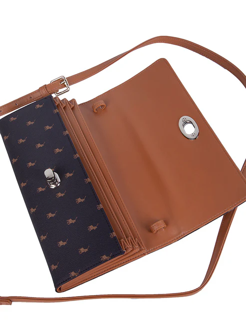 Saleys Travel Bags Polo Iconic Travel Purse - Brown - Image 3