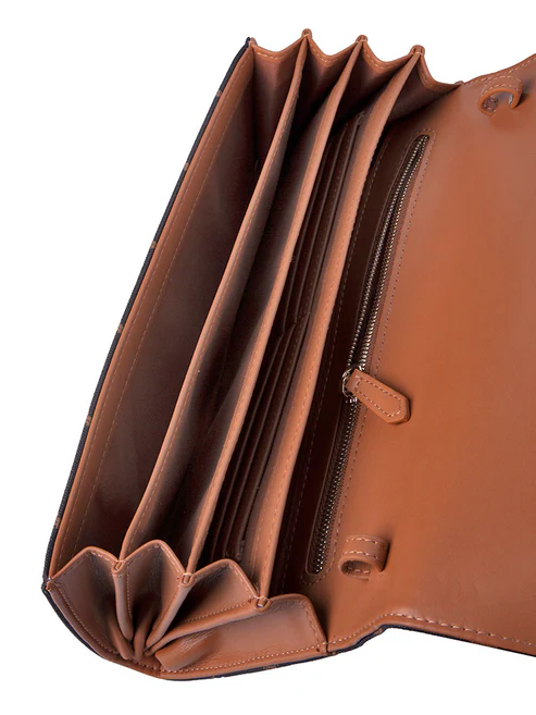 Saleys Travel Bags Polo Iconic Travel Purse - Brown - Image 4