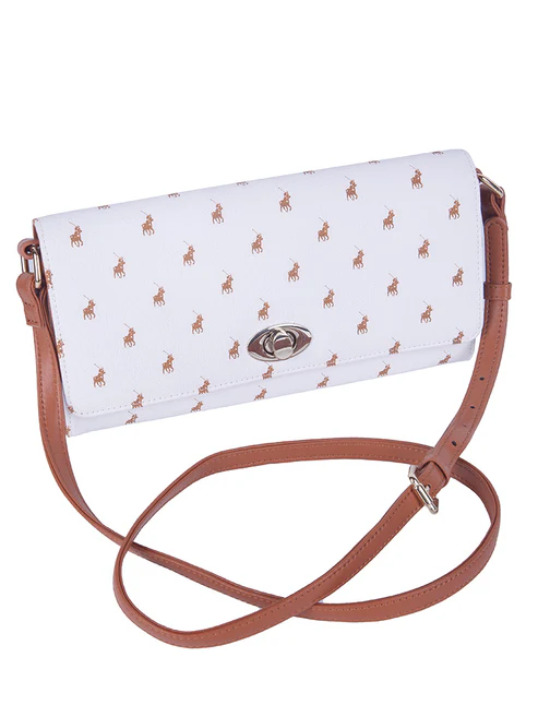 Saleys Travel Bags Polo Iconic Travel Purse - White - Image 4