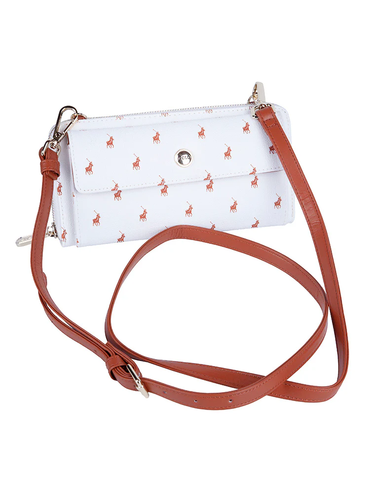 Saleys Travel Bags Polo New Iconic Phone Sling - White - Image 2