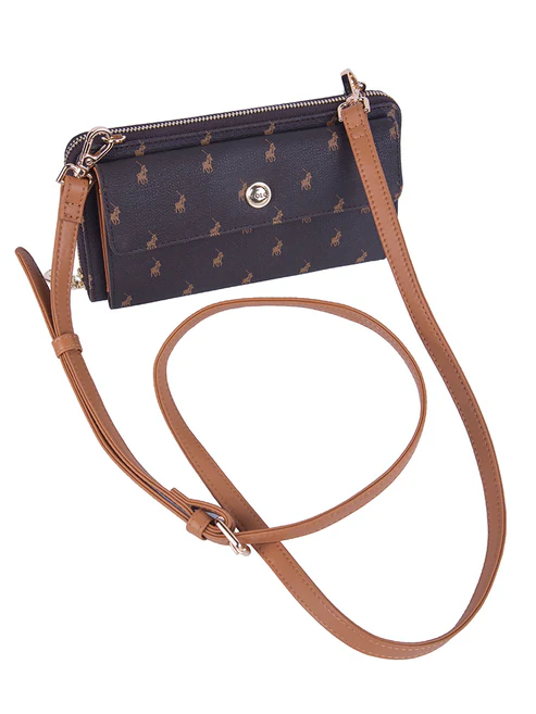 Saleys Travel Bags Polo New Iconic Phone Sling - Brown - Image 2