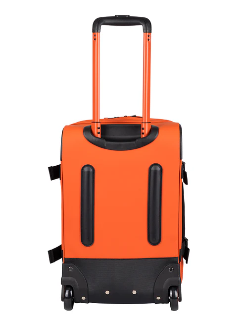 Saleys Travel Bags Polo Sport Carry-On 2 Wheel Trolley Duffel - Orange - Image 2