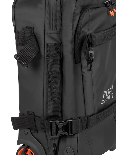 Saleys Travel Bags Polo Sport Carry-On 2 Wheel Trolley Duffel - Black - Image 4