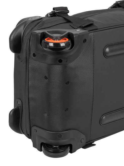 Saleys Travel Bags Polo Sport Carry-On 2 Wheel Trolley Duffel - Black - Image 3