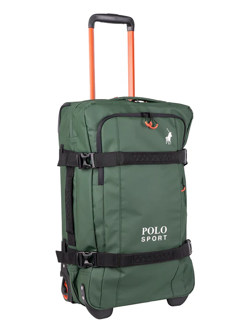 Polo Sport Medium 2 Wheel Trolley Duffel - Green