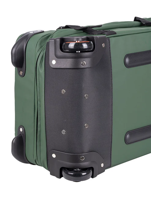 Saleys Travel Bags Polo Sport Medium 2 Wheel Trolley Duffel - Green - Image 3