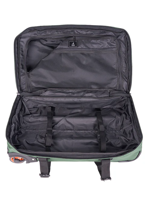 Saleys Travel Bags Polo Sport Medium 2 Wheel Trolley Duffel - Green - Image 5
