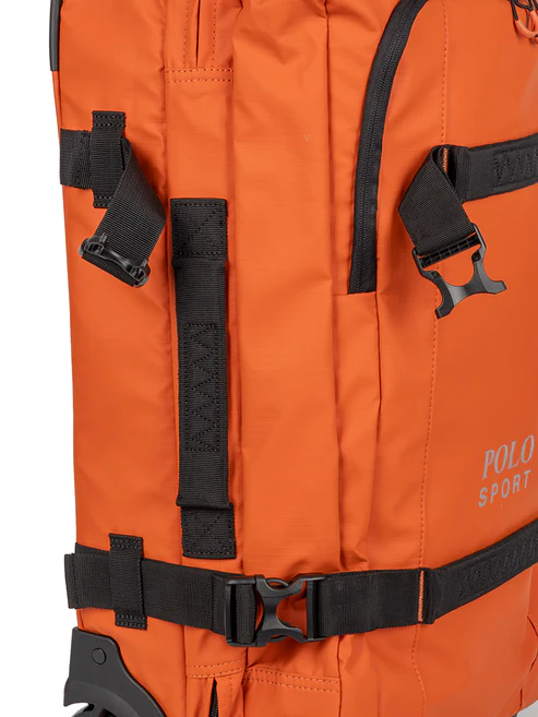 Saleys Travel Bags Polo Sport Medium 2 Wheel Trolley Duffel - Orange - Image 4